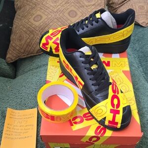 MSCHF Black and Yellow Athletic Sneakers